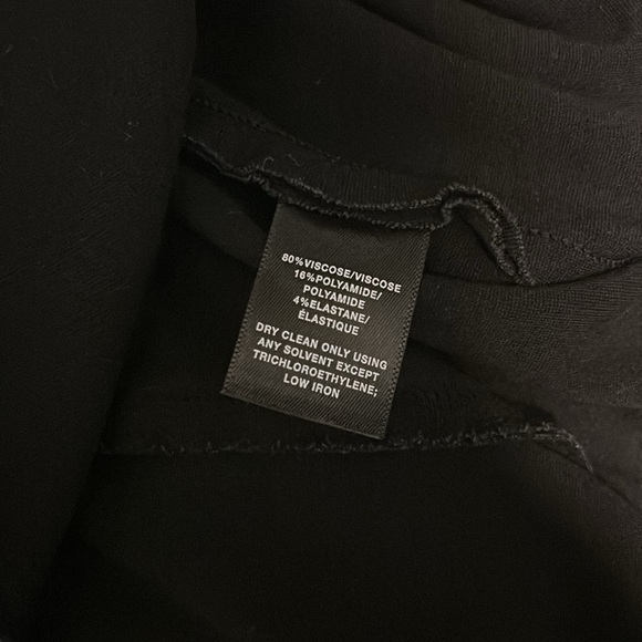 Lafayette 148 Women's Fit and Flare Mock Neck 3/4 Sleeve Dress - Picture 8 of 8